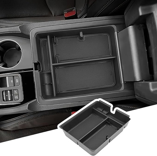 BIBIBO 2026 Pilot Center Console Organizer for 2026 Honda Pilot Sport/EX‑L/Touring/TrailSport/Elite/Touring Blackout/Black Edition Console Tray 2026 Honda Pilot Insert Glove Pallet Organizer