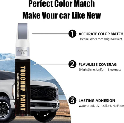 Avalanche(DR) Car Paint Touch Up Pen Compatible with Ford,2-In-1 Color Accurate Touch Up Car Scratch Repair Paint Exact Match Ford Series Automotive Scratch Remover for Nicks&Chips Repair