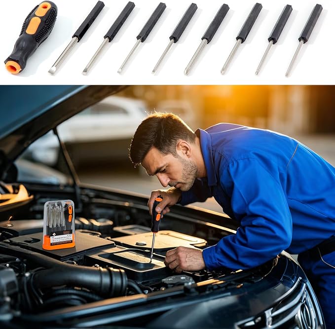 Car Emergency Roadside Assistance Kit with Jumper Cables Tire Inflator Automotive Kit for Car Vehicle
