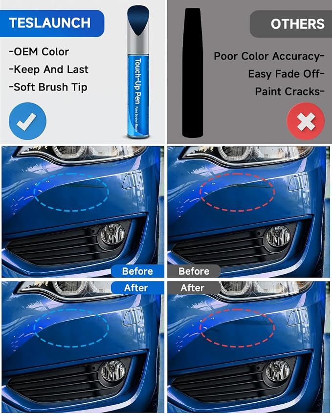 Touch Up Paint for BMW,Phytonic Blue Metallic(C1M) Exact Match Touch Up Paint Car Scratch Repair (Phytonic Blue Metallic for 2019-2020 X5/X4/iX3/X3/X2/X1/5/1 Series)