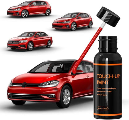 LY3D Tornado Red Touch Up Paint for Volkswagen, DIY Car Paint Scratch Repair Kit, Automotive Paints, Quick & Easy Fix Scratch Repair for Beetle/Jetta/GLI/GTI/Golf/Passat/Rabbit/Touareg