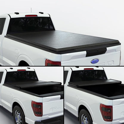 Toptiny Soft Folding Truck Bed Tonneau Cover |TSTF017|Fits 2015-2026 Ford F150 6'5" Bed (78")