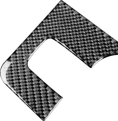 Real Premium Carbon Fiber Fit for Chevy Silverado/GMC Sierra 1500 2014-2018 for 2500/3500HD 2015-2019 Car Speedometer Bottoms Trim Dash Decals Sticker Decor Auto Interior Accessories Cover Black