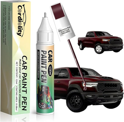 Delmonico Red Pearl-Coat(PRV/NRV) Touch Up Paint Pen for Ram,Car Paint Scratch Repair Pen Quick and Easy Fix Auto Paint Scratch