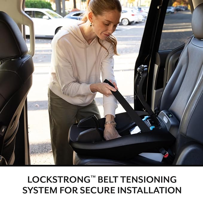 Evenflo LiteMax NXT Rear-Facing Lightweight Preemie and Infant Car Seat 3-30lbs. with SensorSafe. Easy Install with Base (Anchor Gray)