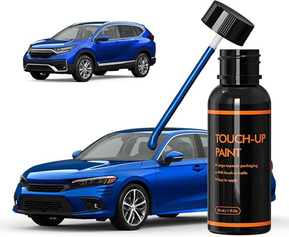 B-593M Aegean Blue Metallic Touch Up Paint for Honda, DIY Car Paint Scratch Repair Kit, Automotive Paints, Quick & Easy Fix Scratch Repair for Civic/CRV/Fit/HRV/CRZ/Insight
