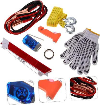 MAGICLULU Car Safety Kit Emergency Tool Set Automotive Accessories Compact Tool Kit
