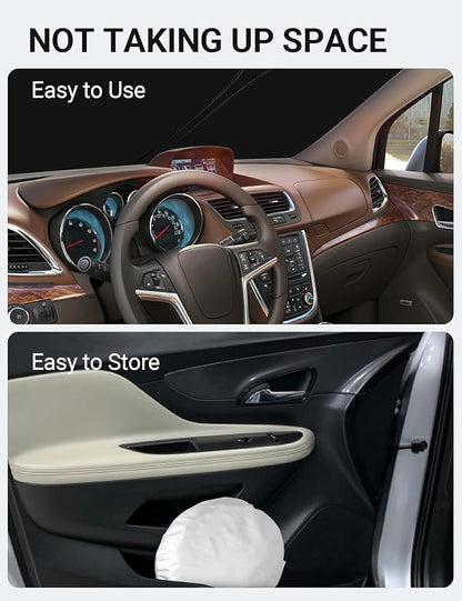 Proadsy 2026 Upgrade Front Windshield Sun Shade Foldable Sunshade Protector Custom Fit 2013-2022 Buick Encore Accessories