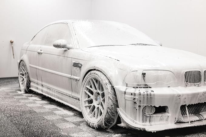 Armour Detail Supply Shampoo+ High-Foaming pH Neutral Shampoo, Professional Automotive Cleaning, Compatible with Foam Cannons or Bucket Washes - 16oz Bottle