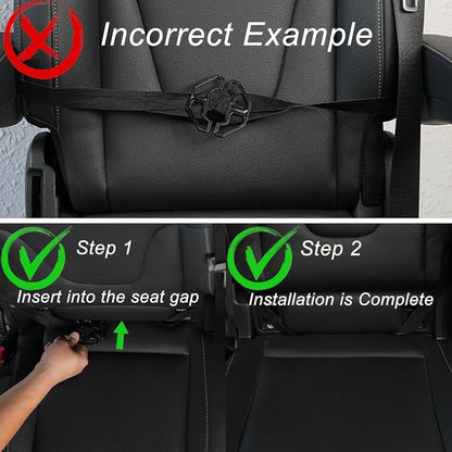GMQ Backseat Car Organizer with Tray 1 Pack,Car Backseat Organizer with Foldable Table for Kids,Multifunctional Seat Back Organizer with Storage Pockets Car Storage Organizer (Black)