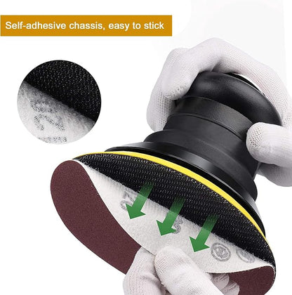 Ouya 3PCS 3" Hook and Loop Backing Pads 5/16"-24 Threads Polishing Buffing Plate for Dual Action Car Polisher
