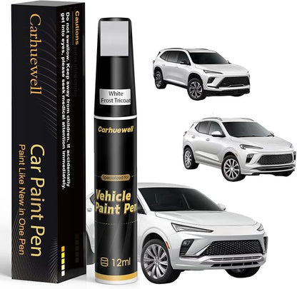 Touch Up Paint for Buick White Frost Tricoat(G1W/WA140X) Car Touch Up paint Genuine Exact Color Code Compatible With Buick Vehicle