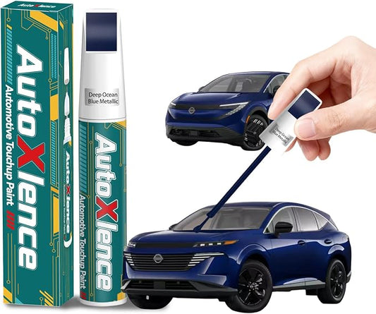 Deep Ocean Blue Metallic(RCJ) Touch Up Paint Compatible with Nissan Car Paint Pen Scratch Repair Automotive Scratch Remover Fix Exact Color Match