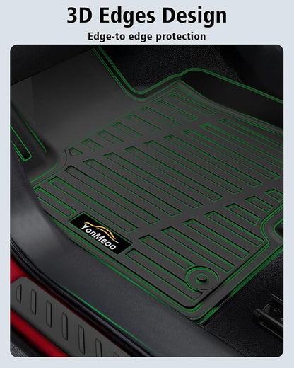 Floor Mats & Cargo Mat with Backrest Mat Custom for Mazda CX-5 2026 (Only Gas), Door Sill Guards, All Weather TPE Full Set Floor Liners Trunk Mat for CX-5 2026 Accessories