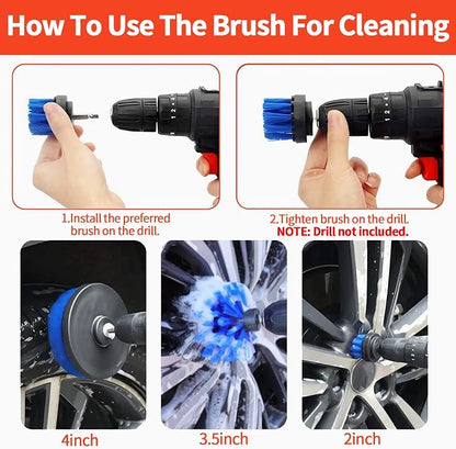 23Pcs Car Wash Kit,62" Car Wash Brush Mop with Long Handle,Car Cleaning Kit,Car Detailing Brush Set,Car Wash Bucket with Filter,Windshield Window Squeegee for Cars RV Truck Boat