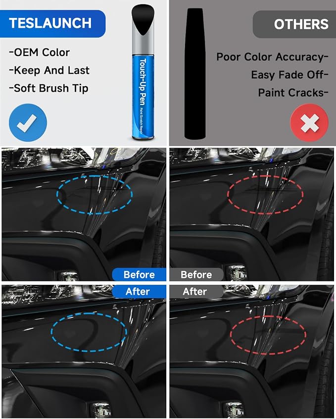 NH-731P Crystal Black Pearl Touch Up Paint Compatible with Honda Exact Match Touch Up Paint Car Scratch Repair