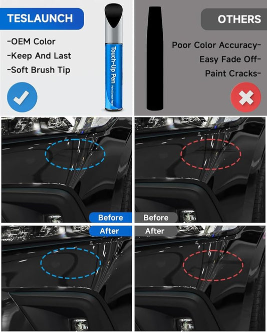 NH-731P Crystal Black Pearl Touch Up Paint Compatible with Honda Exact Match Touch Up Paint Car Scratch Repair