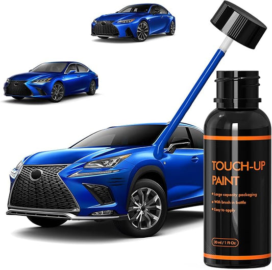 8X1 Ultrasonic Blue Touch Up Paint for Lexus, DIY Car Paint Scratch Repair Kit, Automotive Paints, Quick & Easy Fix Scratch Repair for ES/NX/IS/LC/UX/RC/GS