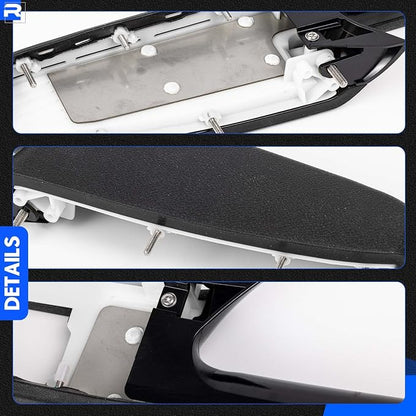 80994 Front Right Passenger Side Armrest Repair Kit Fit for Chevy Silverado Suburban Tahoe Avalanche For GMC Sierra Yukon 2010-2014 Door Panel with Release Handle Above Armrest - Black - GM# 84127325 | Fit for GMC Sierra Yukon 2010-2014 | Fits Door Pan...