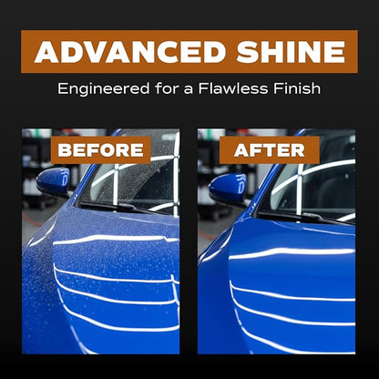 Rinseless Wash (16 fl. oz) – Eco-Friendly Concentrated Rinse-Free Car Wash for Paint, Glass & Trim, Safe on Ceramic Coatings & PPF, Made in USA, Professional Grade