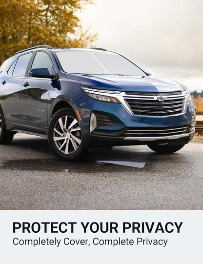 Proadsy 2026 Upgrade Front Windshield Sun Shade Foldable Sun Shade Protector Custom Fit 2018-2025 Equinox Accessories