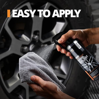 CERAKOTE Rapid Ceramic Wheel Sealant - Ceramic Spray Coating for Wheels - Quick and Easy to Apply - Repels Brake Dust – Extremely Hydrophobic