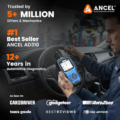 ANCEL BM700 PRO Fit for BMW Scanner - Battery Registration Tool, Code Reader for BMW/Mini/RR, Advanced OBD2 Scanner Auto V-I-N, Full System Diagnostic for BMW Scan Tool with All Reset Services (Blue)