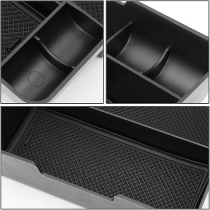 DNA Motoring Center Console Organizer Tray Compatible with 17-19 Tesla Model 3, Armrest Storage Box, ZTL-Y-0070