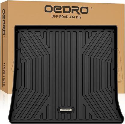 OEDRO Cargo Trunk Liner Fit for 2010-2017 Chevrolet Equinox L/LS/LT/LTZ/Premier& 10-17 GMC Terrain SL/SLE/SLT/Denali, All Weather Custom Fit Anti-Slip Cargo Mat, Black