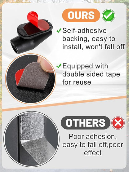 4PCS Wind & Ultrasonic Deer Safe Whistles for Vehicles - Deer Horn with Self-Adhesive Tape, Automotive Safety Kits for Car Avoid Collisions