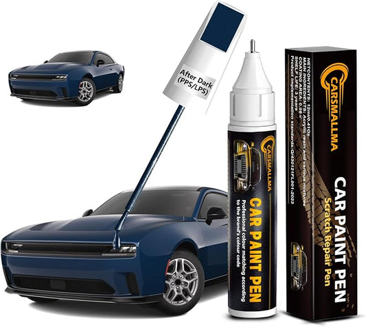 After Dark(PPS/LPS) Car Touch Up Paint for Dodge, Color Accurate Car Paint Scratch Repair Pen Kit Quick & Easy Fix Vehicle Chips and Automotive Nicks Scuff