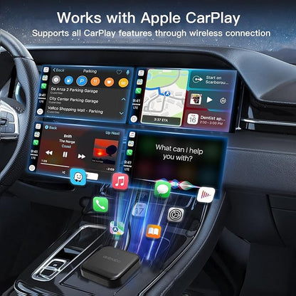 CarbitLink Adapter for Chery/Chirey Geely Jac Changan Jetour MG Gac Baic, Wireless CarPlay/Android Auto Converter for OEM Smart-Link Phone-Link EasyConnection v6.0 and Above 2022-2026 Cars