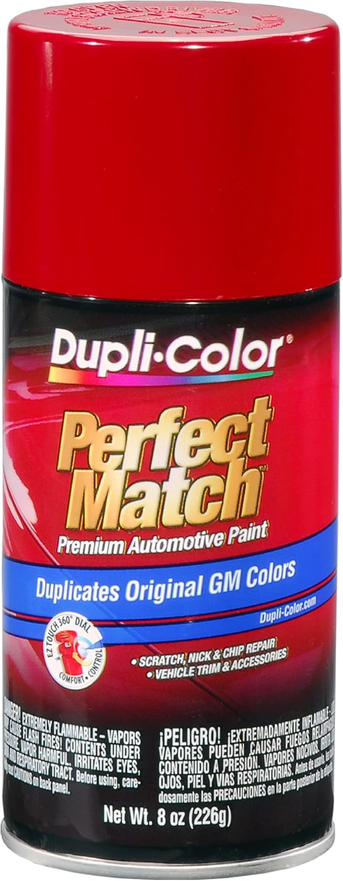 Dupli-Color Perfect Match Premium Automotive Paint, Bright Red, 8 oz