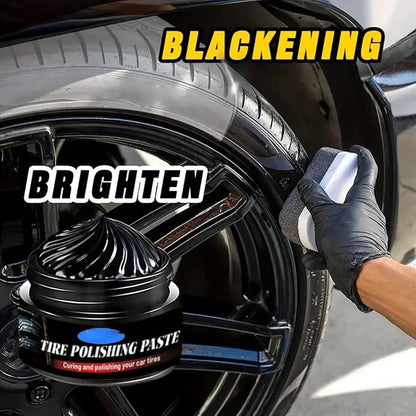 Nice & Wet Tire Shines Trim Coating for Rubber, Tire Refurbishing Cream for Car Truck Motorcycle Tire Polishing Wax Car Wheel Tire