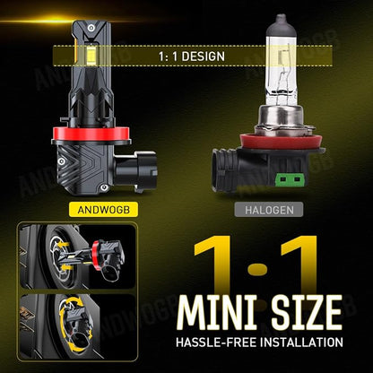 Lights Compatible for Chevy Malibu Light Bulbs for Off road Use, Years: 2006 2007 2008 2009 2010 2011 2012, 48000 Lumens 800% Brightness, Pack of 4