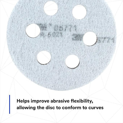 3M Hookit Soft Interface Pad 05771, 3 in, Foam, Quick Change, Soft Pad for Autobody Sanding