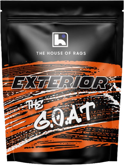THOR GOAT 1800 Drying Towel (Orange) – Premium Korean Microfiber Car Drying Towel – Ultra Plush Twist Loop Design – Super Absorbent, Lint-Free, 28x28, 1800 GSM – Professional Auto Detailing Towel