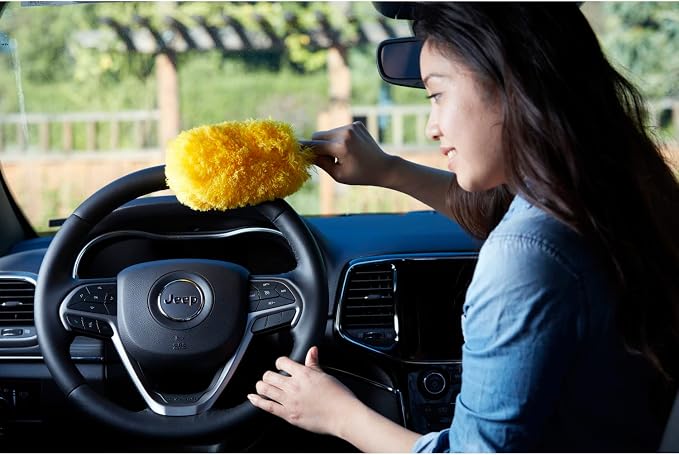 Armor All Car Interior Duster, Scratch-Free Microfiber Car Duster with Handle, , 1 Pack