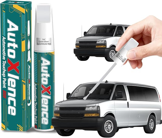 Ice/Quick Silver(GAN/9W5) Touch Up Paint Compatible with Chevrolet Car Paint Pen Scratch Repair Automotive Scratch Remover Fix Exact Color Match