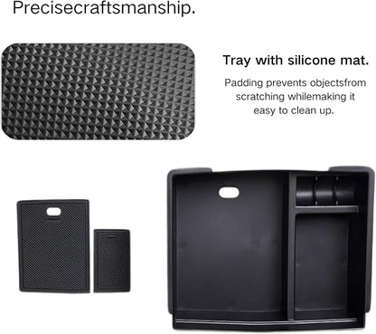 Center Console Organizer for Toyota 2026 2025 2024 Tacoma(4th Gen) Accessories Armrest Box Storage Tray Tidy and Simplify Car Middle Console