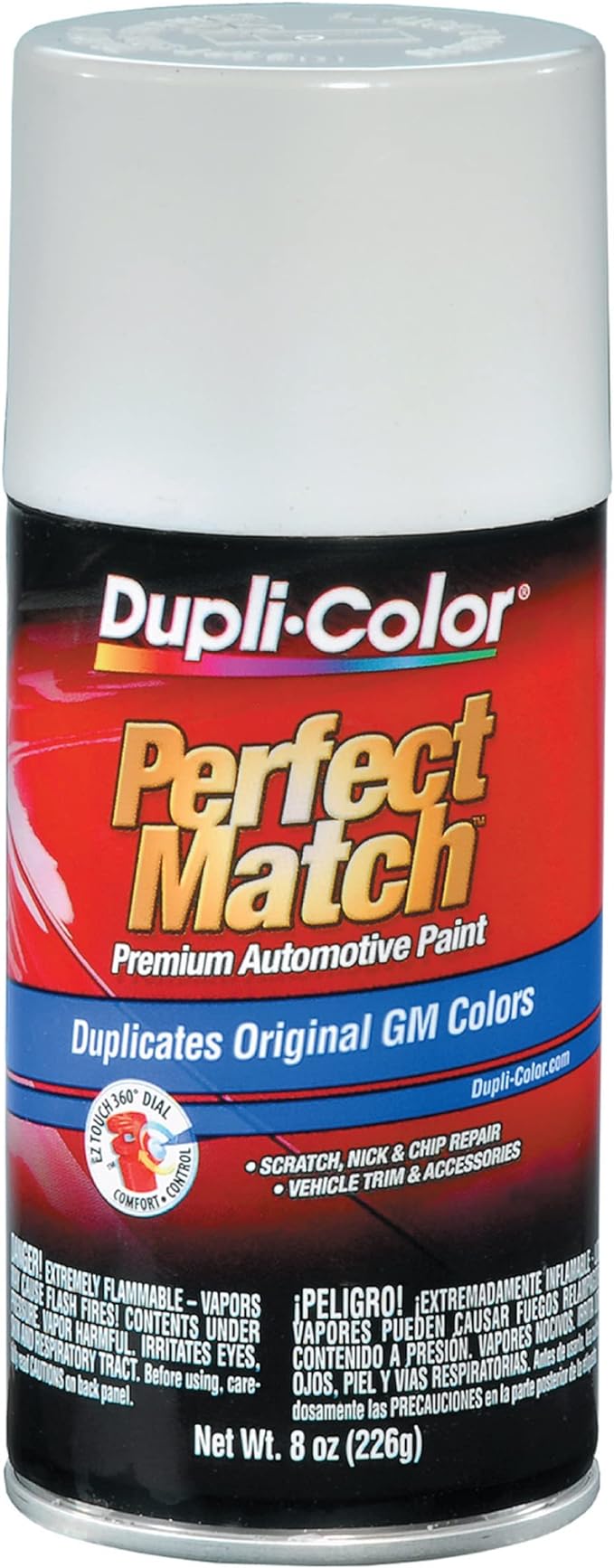 Dupli-Color EBGM04347 Perfect Match Automotive Spray Paint – General Motors Olympic White, 50 WA8624 – 8 oz. Aerosol Can