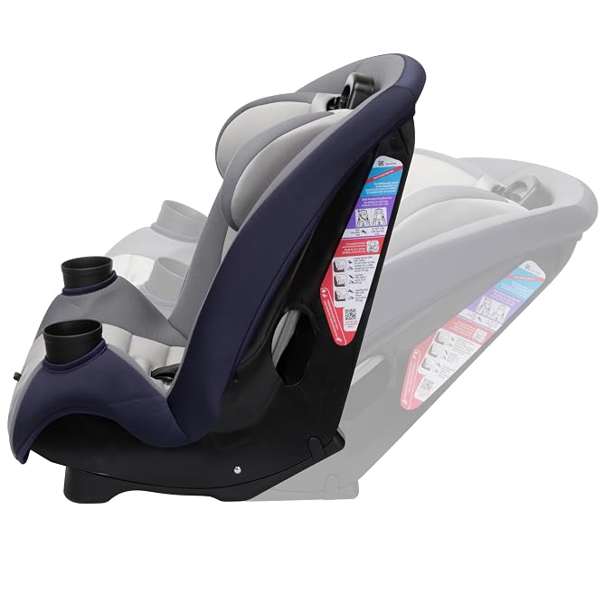 Safety 1st Ellaris 3-in-1 Convertible Car Seat, Slim Fit Design, Rear & Forward-Facing, 5-Position Headrest, Travel-Friendly with Machine-Washable Seat Pad, London Blue