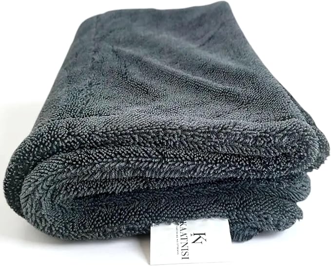 Premium Microfiber Car Drying Towel - 20in x 30in - 1200GSM - Dual Sided, Super Absorbent