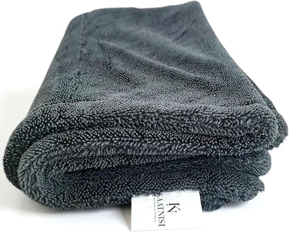 Premium Microfiber Car Drying Towel - 20in x 30in - 1200GSM - Dual Sided, Super Absorbent