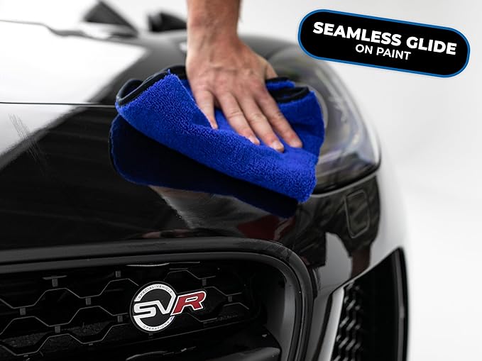 The Rag Company - Drying Towels for Car Detailing - Premium Microfiber Cloth Perfect for a Streak-Free Finish - Spectrum 420 Dark Pack - 420 GSM, 16" x 16" (9-Pack)