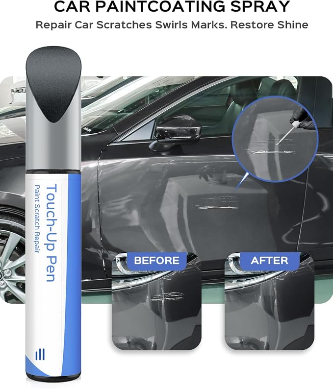 42A Meteor Gray Pearl Touch Up Paint Compatible with Mazda Exact Match Chips and Nicks Touch Up