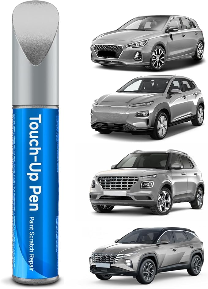 Shimmering Silver(R2T) Touch Up Paint Compatible with Hyundai Exact Match Touch Up Paint Car Scratch Repair