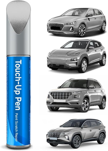 Shimmering Silver(R2T) Touch Up Paint Compatible with Hyundai Exact Match Touch Up Paint Car Scratch Repair