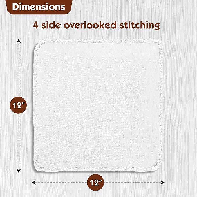 Nabob Wipers Auto Mechanic Shop Towels 500 Pack Bulk Shop Rags 100% Cotton Size 14"x14" Commercial Grade (500 Pack, White)