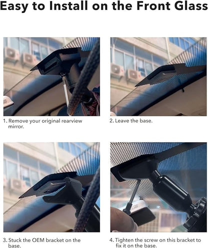 WOLFBOX OEM Bracket for USB C G900 Tripro/G900PRO/G850PRO/G840S/G840H/G850/G900 Mirror Dash cam